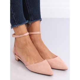 Rózsaszínű balerinák MM-795 Pink 1