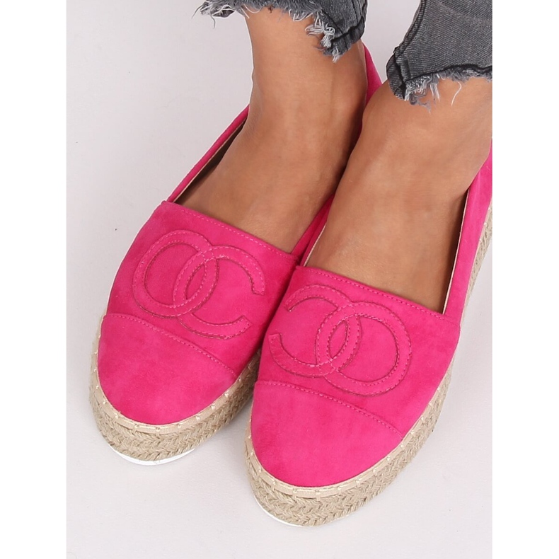Fukszia espadrilles T341P Fushia rózsaszín 1