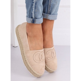 Bézs espadrilles nőknek T341P Bézs 1