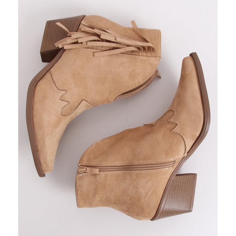 Női bézs cowboycsizma NC999 Bézs 1