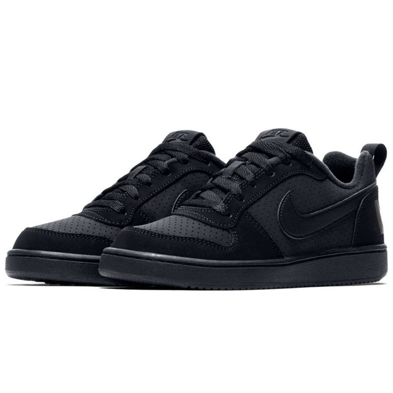 Nike Court Borough Low Gs 839985 001 fekete 2