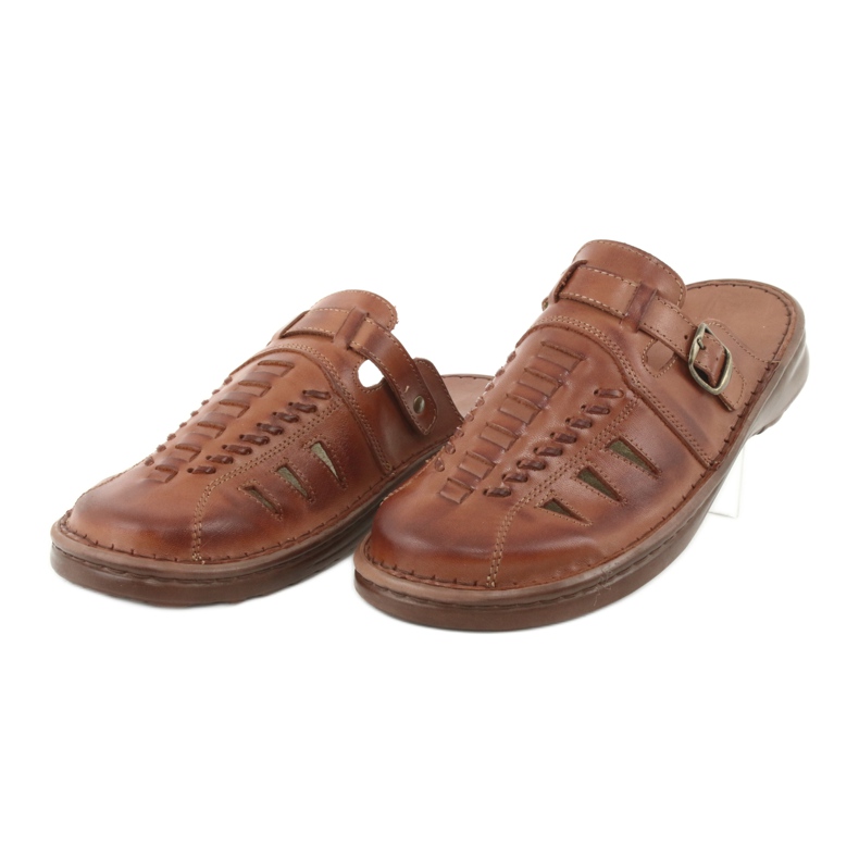 Naszbut férfi papucs 044 barna 3