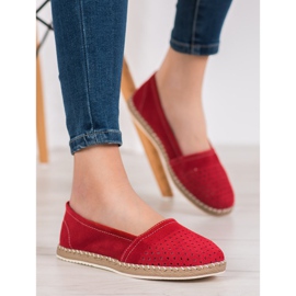 Filippo Piros bőr espadrillák 2