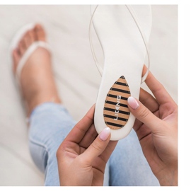 SHELOVET Klasszikus papucsok fehér 2