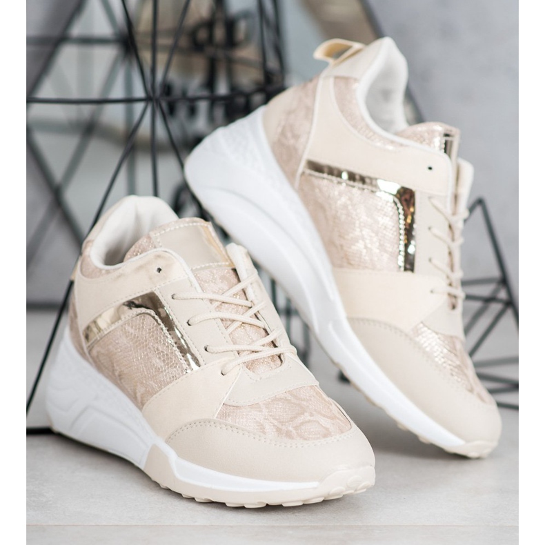 SHELOVET Wedge Cipők barna 1