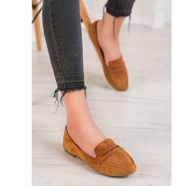 Anesia Paris Stílusos balerinák barna 1