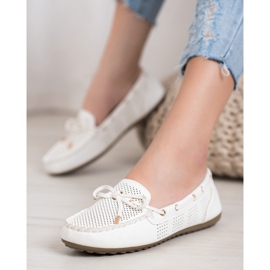 Diamantique Eco bőr cipők fehér 4