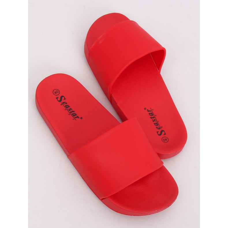 Piros Női piros papucs CK79P Red 1
