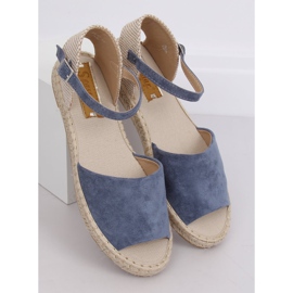 BB28P Kék vágású espadrillák barna 2 BB28P Kék vágású espadrillák barna 2