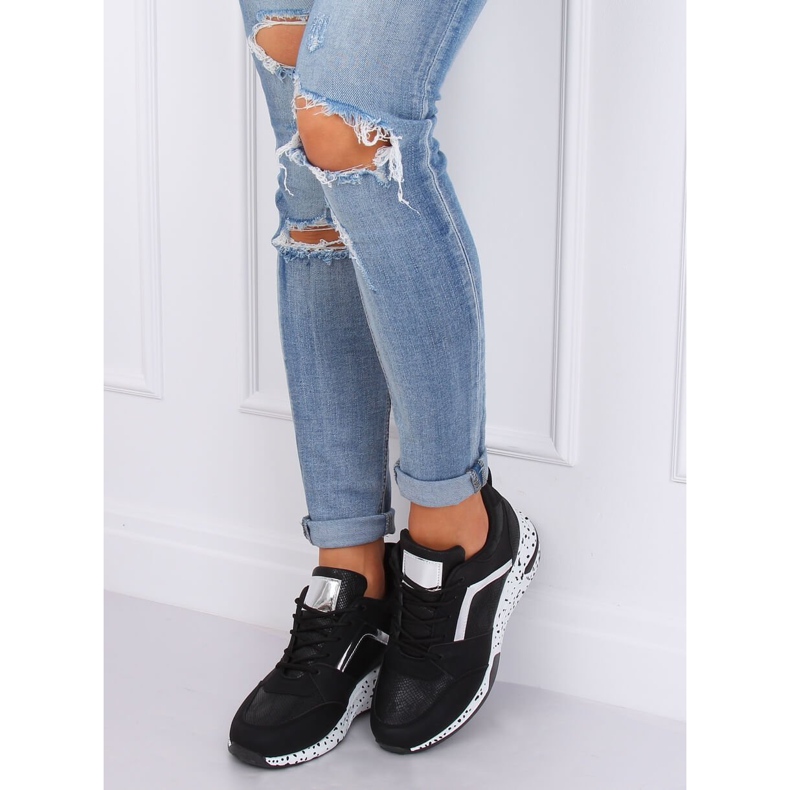 Fekete fekete sportcipő C131 Negro 1