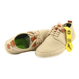 Férfi espadrilles Big Star FF174153 csipke barna 6