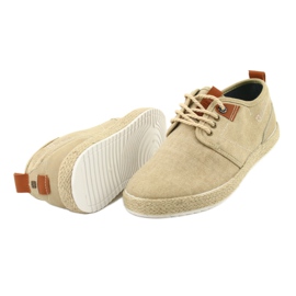 Férfi espadrilles Big Star FF174153 csipke barna 4 Férfi espadrilles Big Star FF174153 csipke barna 4