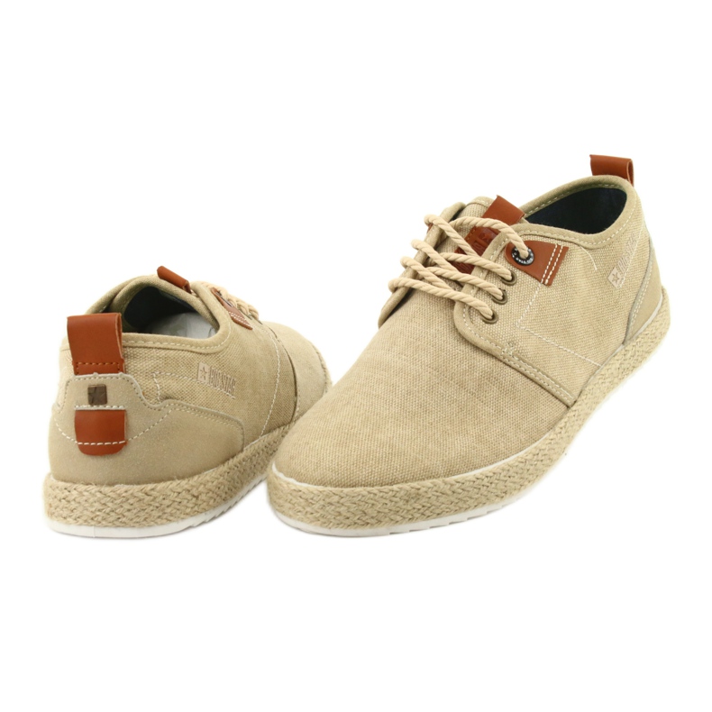 Férfi espadrilles Big Star FF174153 csipke barna 3 Férfi espadrilles Big Star FF174153 csipke barna 3