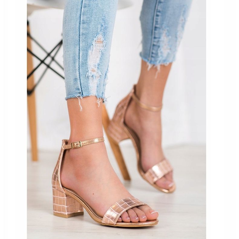 Seastar Szandál Eco Bőrrel rózsaszín 2