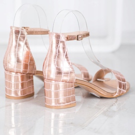 Seastar Szandál Eco Bőrrel rózsaszín 1