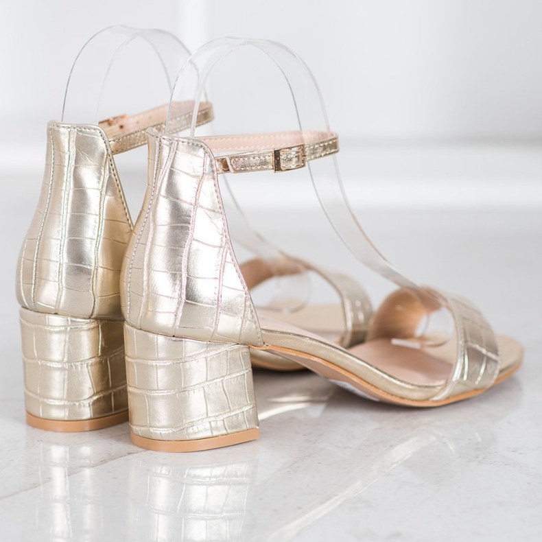 Seastar Szandál Eco Bőrrel aranysárga 2