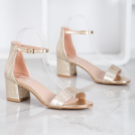 Seastar Szandál Eco Bőrrel aranysárga 1