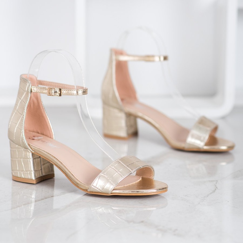 Seastar Szandál Eco Bőrrel aranysárga 1