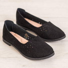 Seastar Csúsztatható áttört cipő fekete 2 Seastar Csúsztatható áttört cipő fekete 2