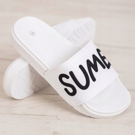 SHELOVET Gumi papucs fehér 1