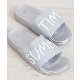 SHELOVET Gumi papucs szürke 1