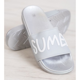 SHELOVET Gumi papucs szürke 2