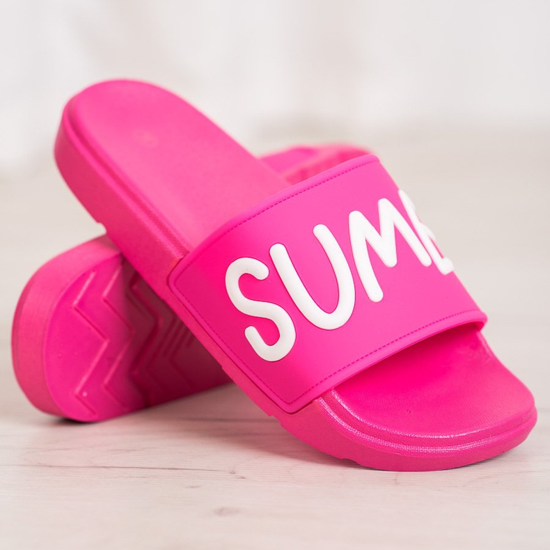 SHELOVET Gumi papucs rózsaszín 1