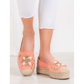 Seastar Espadrilles Díszekkel rózsaszín 1