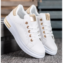 SHELOVET Divatos sportcipő fehér 2