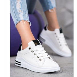 SHELOVET Divatos sportcipő fehér 1