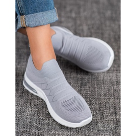 Diamantique Szürke Slip-On Cipő 1