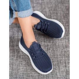 SHELOVET Textil sportcipő kék 2