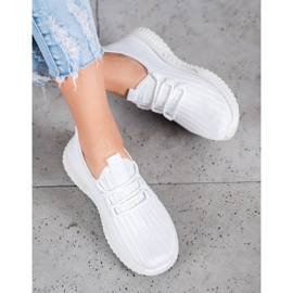 SHELOVET Textil sportcipő fehér 1