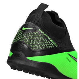 Nike React Phantom Vsn 2 Pro Df Tf M CD4174-036 futballcipő sokszínű zöld 2