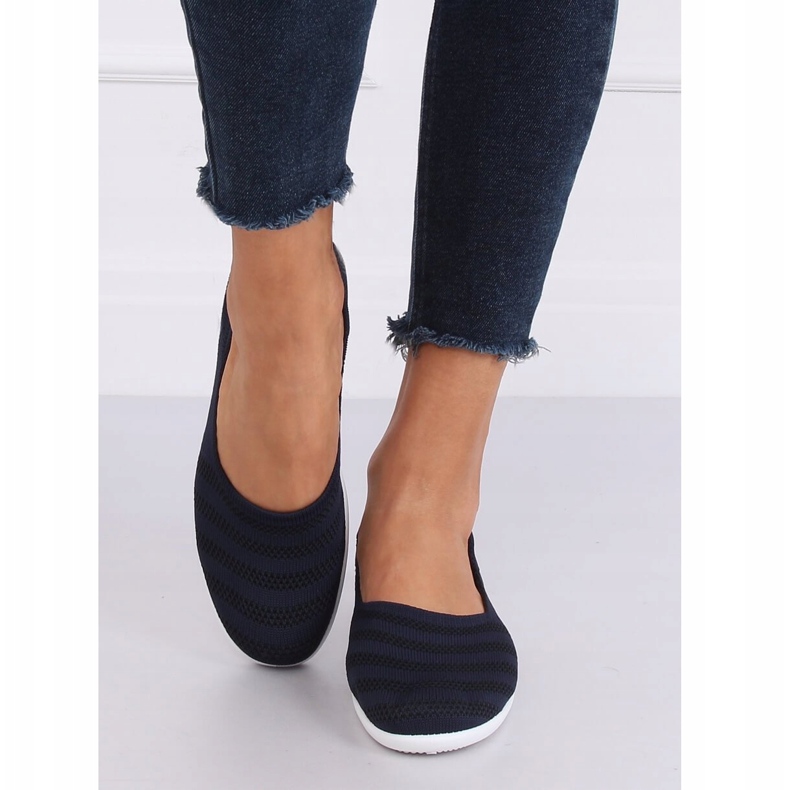 IC03 Navy sötétkék háló balerinák 1