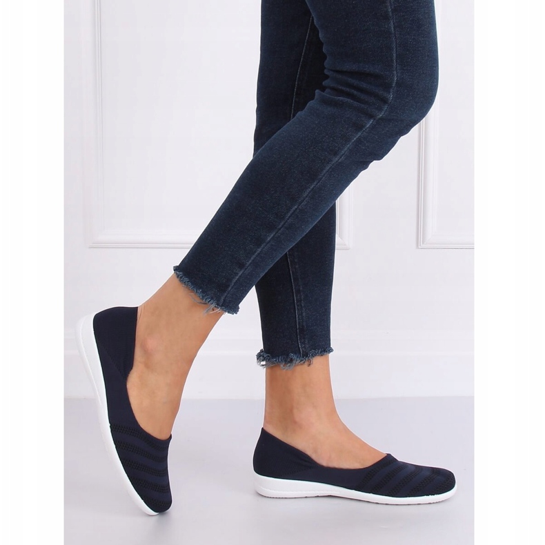 IC03 Navy sötétkék háló balerinák 2