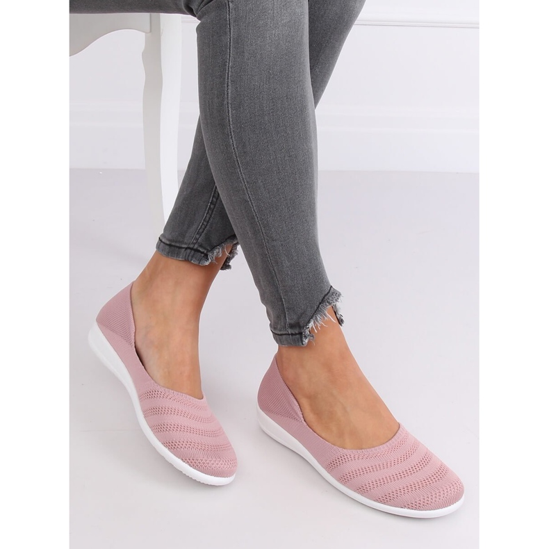 Rózsaszín háló balerinák IC03 Old Pink 1