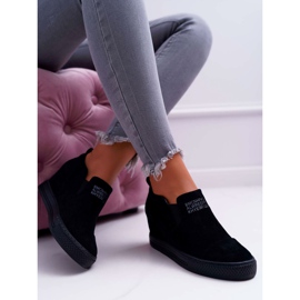 Női Snekers Cipők Lu Boo Slip-on Black Kaori fekete 2