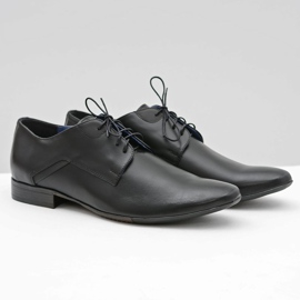 Bednarek Polish Shoes Férfi Brogues Bednarek Elegáns bőr fekete Edmondo 1