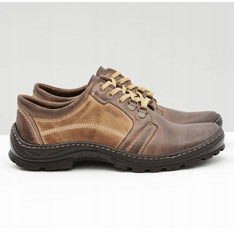 Joker Favello férfi klasszikus bőr barna brogues 2