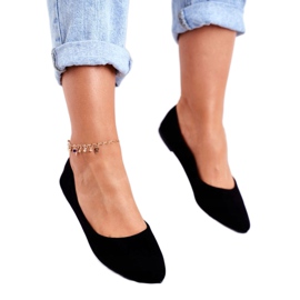 PS1 Fekete női balerinák Suede Bueno 1