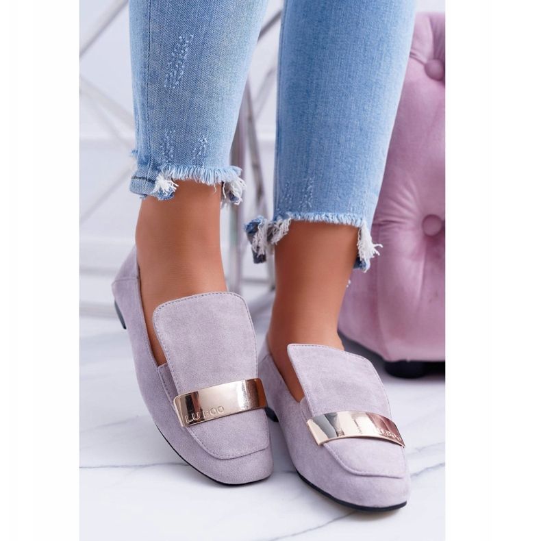 Női cipők szürke Tányérral Golden Lordsy Lu Boo Harlem 1