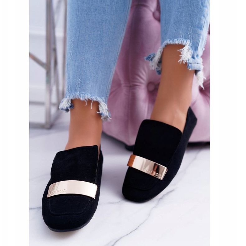 Női cipők Arany jelvény Fekete Lordsy Lu Boo Harlem 2