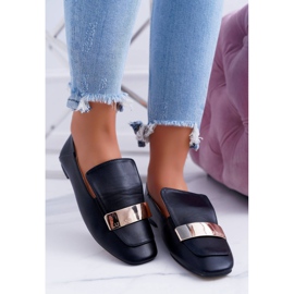 Női cipők Lu Boo Fekete gabona Tányérral Harlem 1