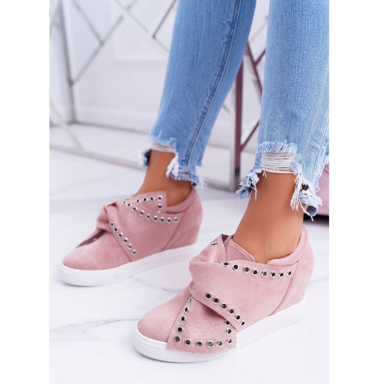 Női cipők Wedge Lu Boo Pink Margo rózsaszín 1