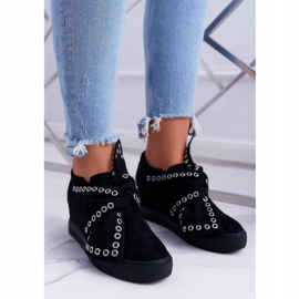 Női cipők Wedge Lu Boo Black Margo fekete 1