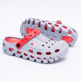 Flameshoes Szürke Férfi Kerti Könnyű Papucs Kroks Éva piros 1 Flameshoes Szürke Férfi Kerti Könnyű Papucs Kroks Éva piros 1