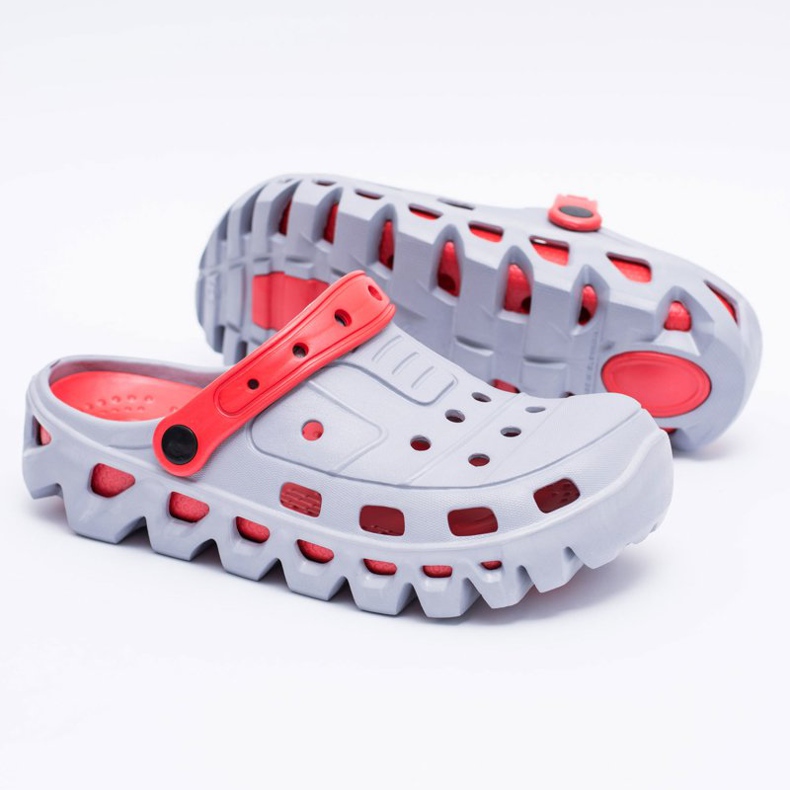 Flameshoes Szürke Férfi Kerti Könnyű Papucs Kroks Éva piros 1 Flameshoes Szürke Férfi Kerti Könnyű Papucs Kroks Éva piros 1