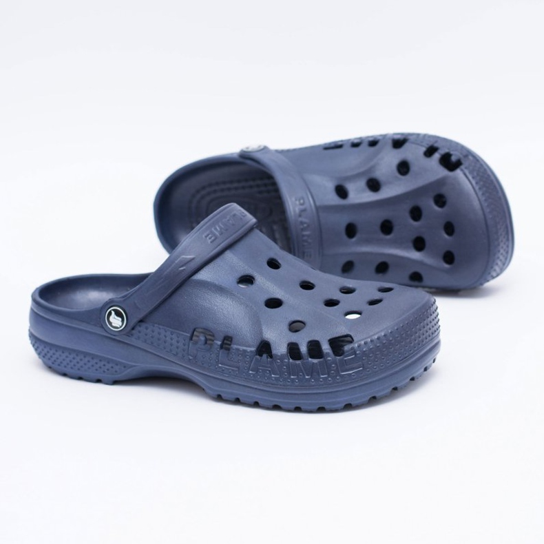 Flameshoes Férfi papucs úszómedencéhez Kroks Eva Navy Blue sötétkék 1