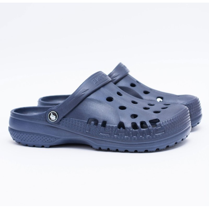 Flameshoes Férfi papucs úszómedencéhez Kroks Eva Navy Blue sötétkék 2